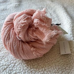 NWT Ann Taylor Sheer Pink Scarf